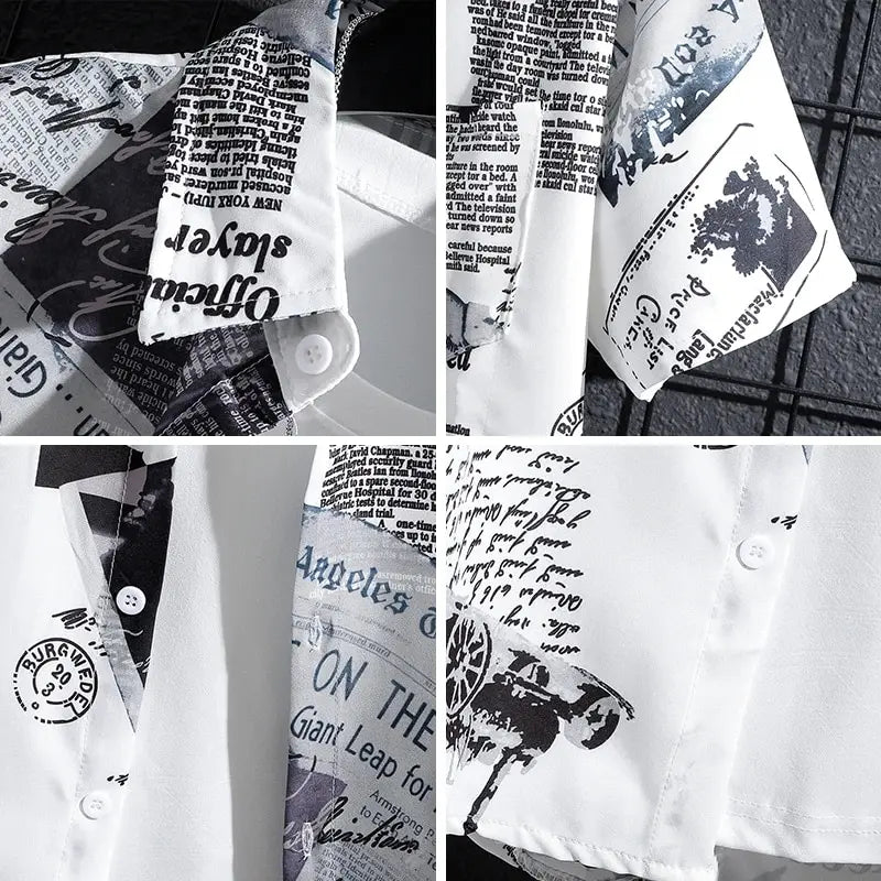 Men's Printed Beach Shirt
