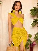 Conjunto Saia e Top Bijouxss - Ref: