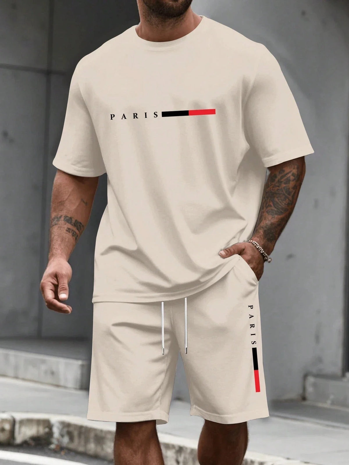 Men's 2-piece set (shirt and shorts)