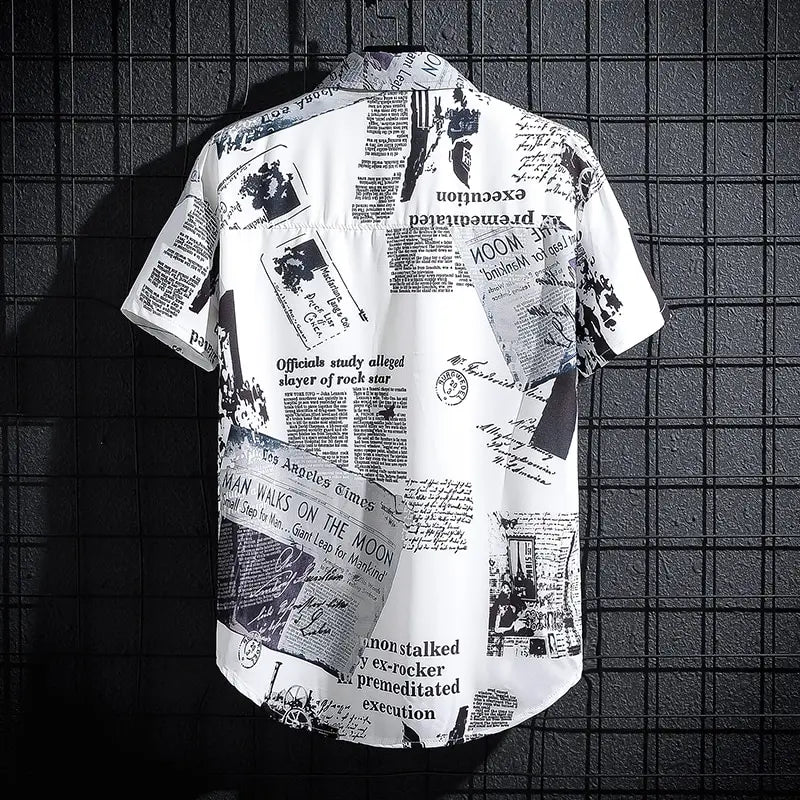 Men's Printed Beach Shirt
