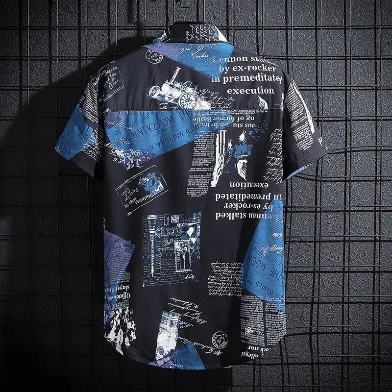 Men's Printed Beach Shirt